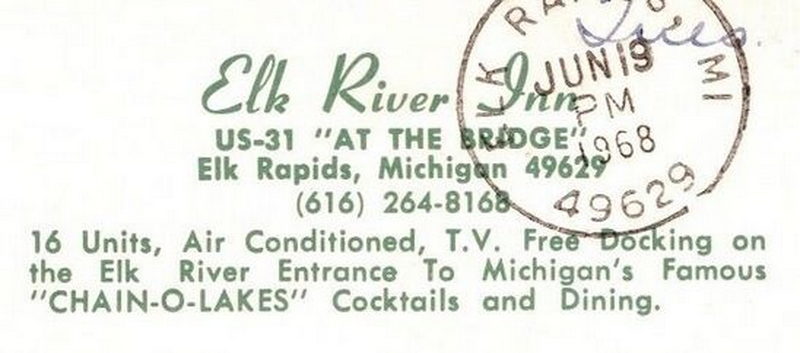Elk River Motel (Elk River Inn) - Vintage Postcard (newer photo)
